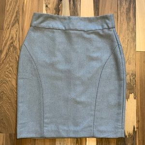 Banana Republic Lined Grey Pencil Skirt 2P